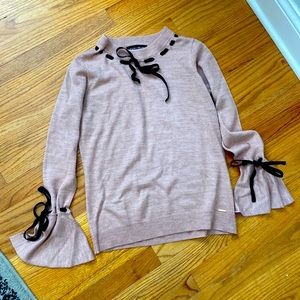 Ivanka Trump Blush Pullover Sweater